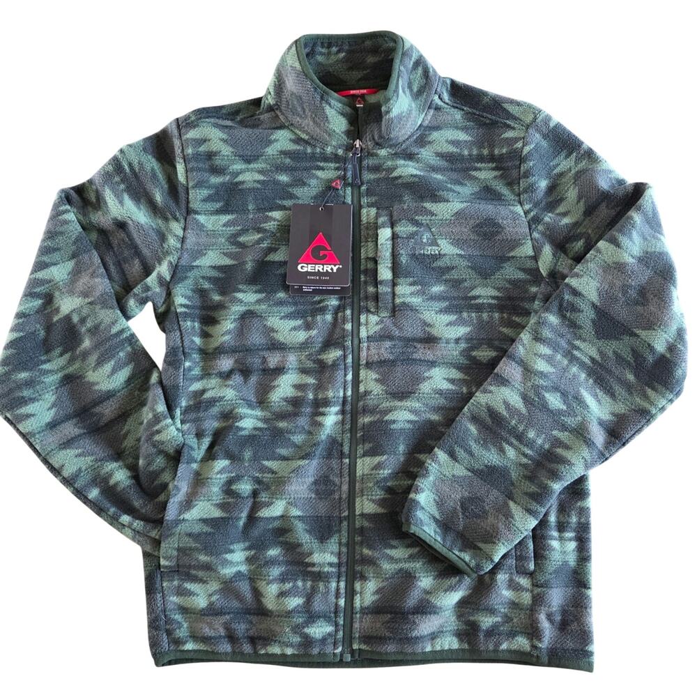NWT GERRy Weber Aztec pattern fleece full-zip jacket size small
